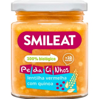 Smileat Boião com Pedacinhos de Lentilhas e Quinoa embalagem 230 g