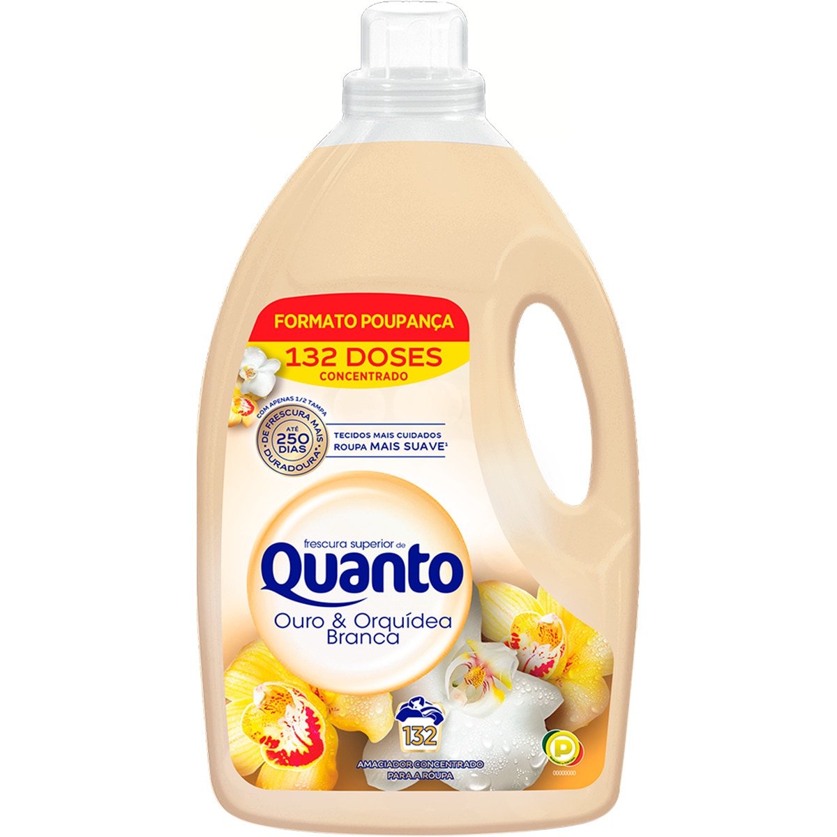 Quanto Amaciador Concentrado para Roupa Ouro e Orquídea Branca, 132 Doses