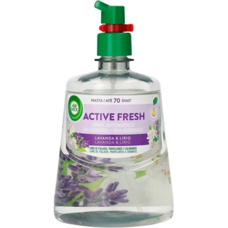 Air Wick Ambientador Active Fresh Recarga Lavanda embalagem 224 ml