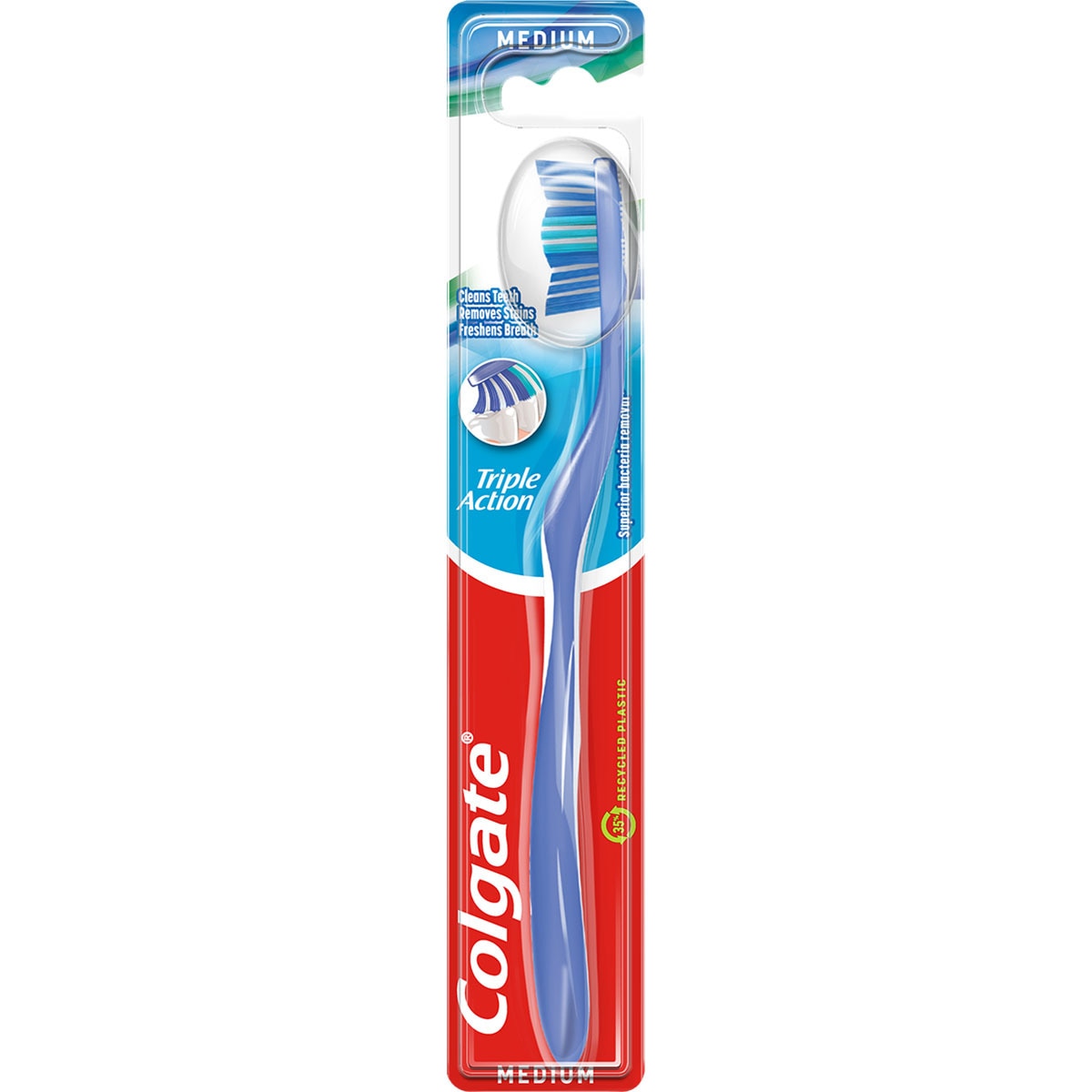 Cepillo Dental Triple Accion Medio Blister 1 Unidad · COLGATE ...