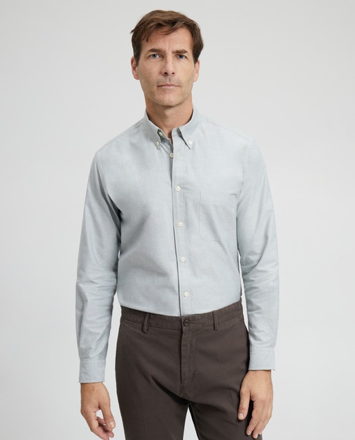Camisa sport oxford lisa natural strech classic fit de hombre