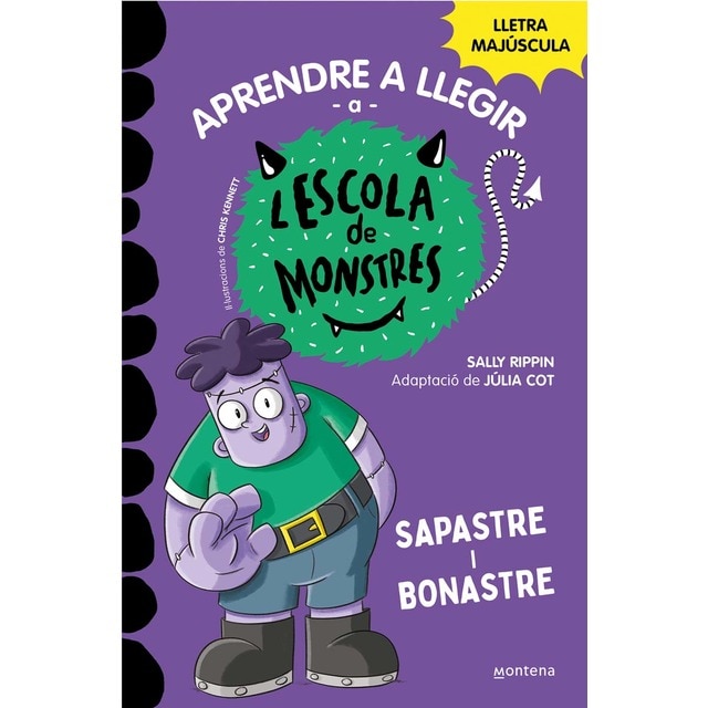 Aprendre a llegir a l'Escola de Monstres 9 - Sapastre i bonastre: Amb lletra MAJÚSCULA (llibres per a nens a partir de 5 anys) (Tapa blanda)