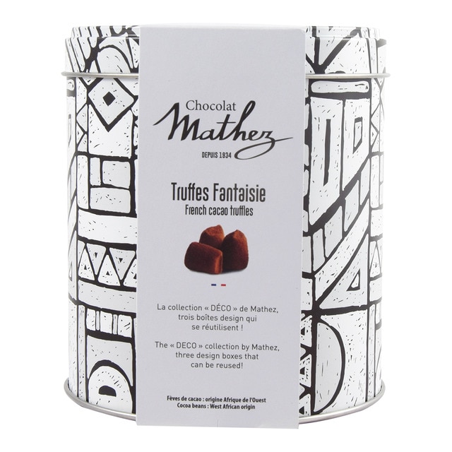 Trufas de chocolate Collection Deco Totem con caramelo con sal marina Mathez