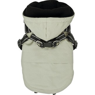 FRED&RITA abrigo con arnés para perros Natural 35 cm 1 unidad