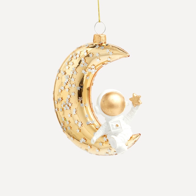Colgante de cristal Astronauta Luna Navidad El Corte Inglés
