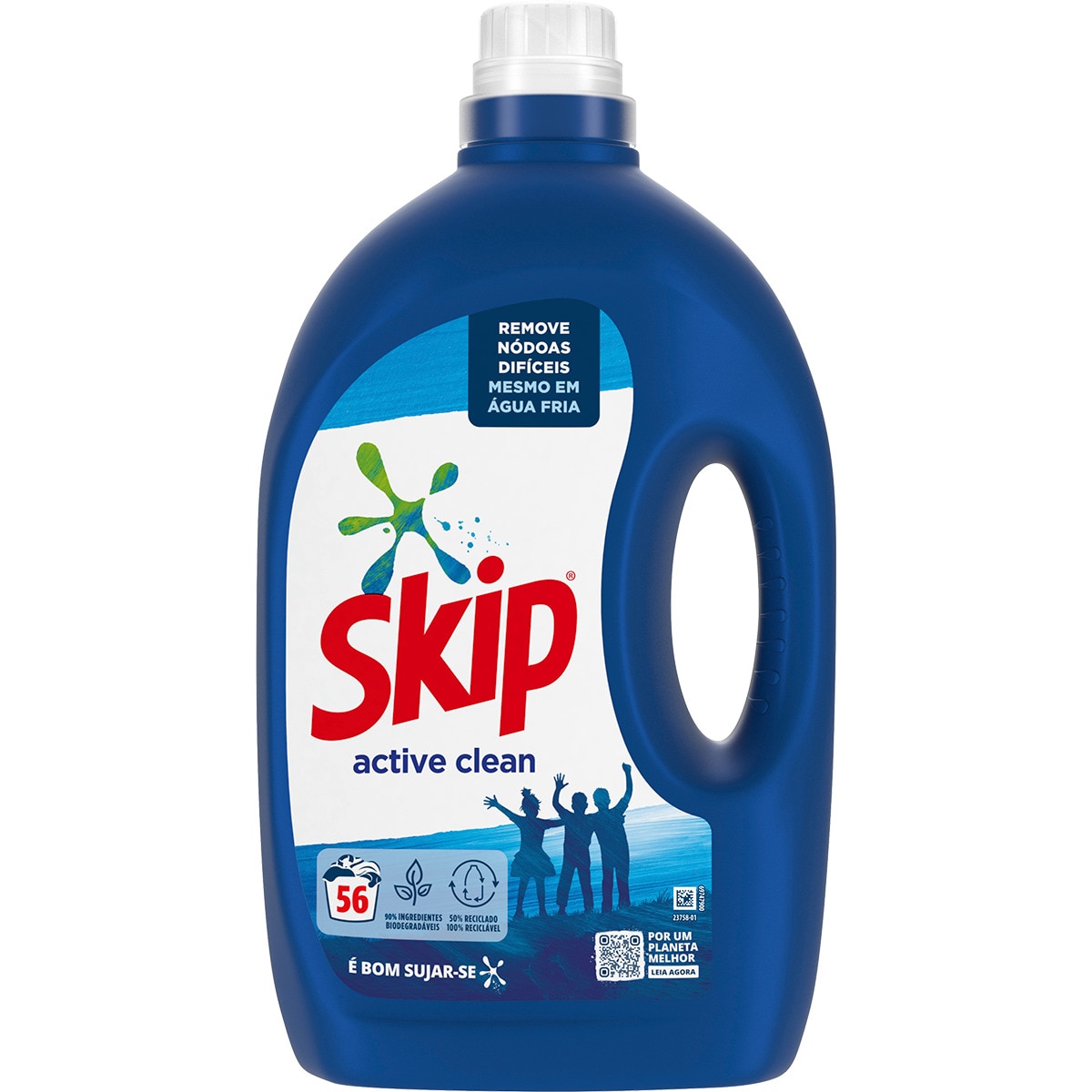 Detergente Líquido para Máquina de Roupa Active Clean embalagem 56 doses · Skip · Supermercado