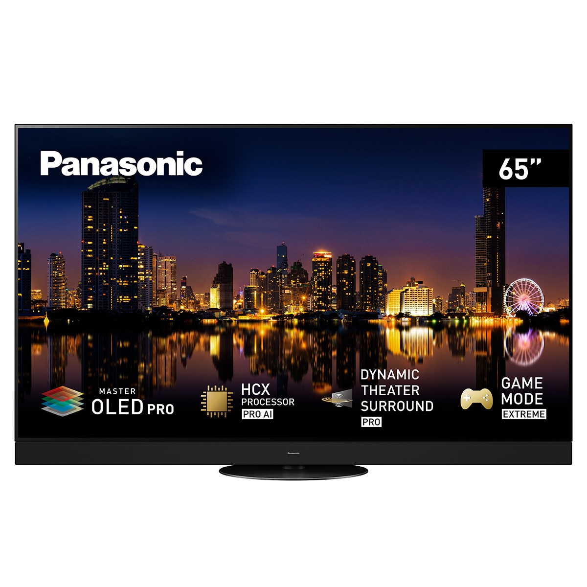 Panasonic - TV OLED 164cm (65'') Panasonic TX-65MZ1500E 4K HDR, Procesador HCX Pro AI, Dolby Vision IQ, HDR10, Pie Giratorio.