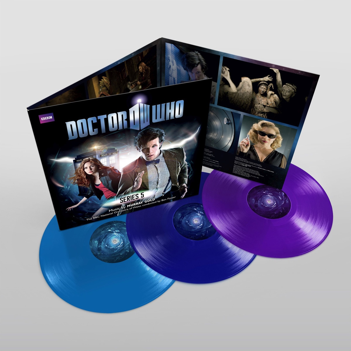 Doctor Who Series 5 Diamond Anniversary (Edición Color) (LP-Vinil) Azul-2