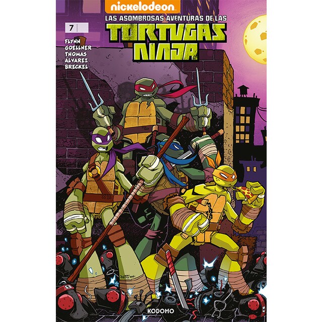 Imagem 0 de Las asombrosas aventuras de las Tortugas Ninja núm. 07 (Capa mole)