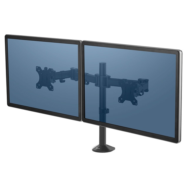 Brazo para monitor doble Fellowes Reflex negro
