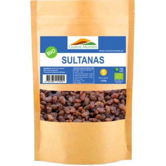 Outros Montes Sultanas Bio embalagem 100 g