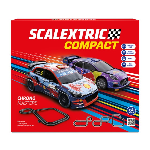 Circuito Compact 1 43 Chrono Masters Scalextric Scalextric El Corte Ingles