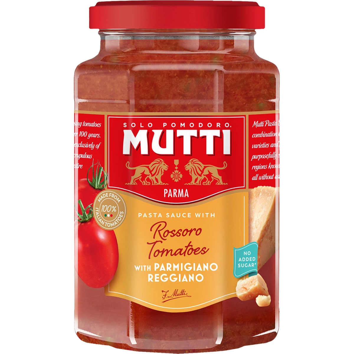 Salsa de tomate con parmesano reggiano frasco 400 g · MUTTI · Supermercado El Corte Inglés El