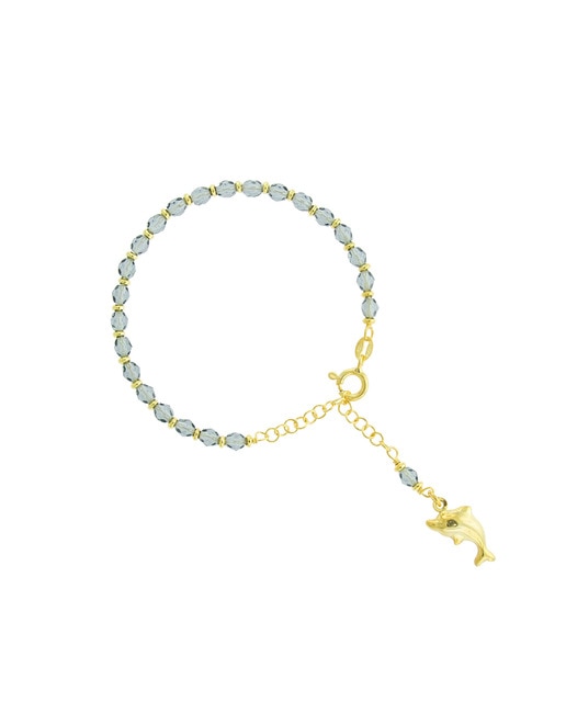 Swarovski Gris Delfín Gold