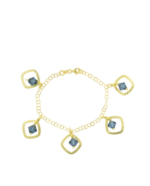Charm Swarovski Montana Gold