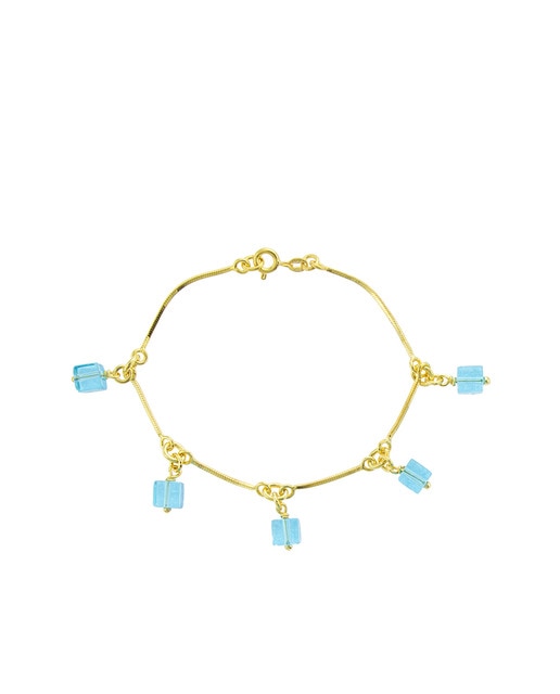 Cubos Aguamarina Gold