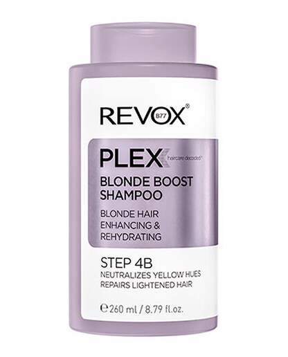 Champú Step 4B Plex Blonde Boost  260 ml Revox B77