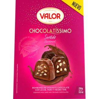 Valor Bombons Sortidos Chocolatíssimo embalagem 250 g