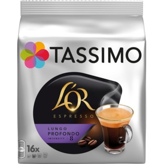 Tassimo L'Or Café Espresso Lungo Profondo embalagem 16 cápsulas