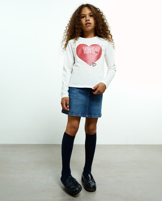 Jupe en jeans clearance enfant