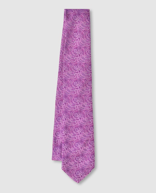 Corbata seda natural 100% jacquard premium