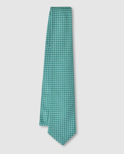 Corbata seda natural 100% jacquard premium