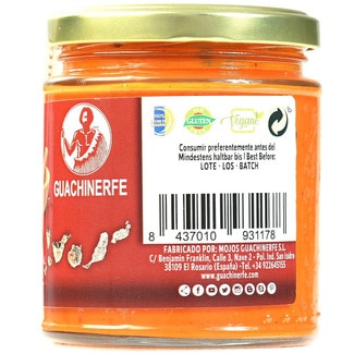 Mojo rojo picante sin gluten frasco 200 g - Guachinerfe
