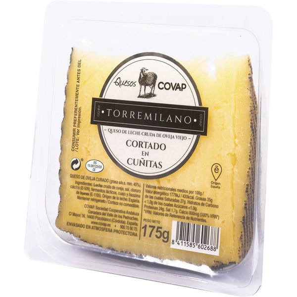 alter Schafskäse aus Rohmilch vorgeschnitten Keil 175 g