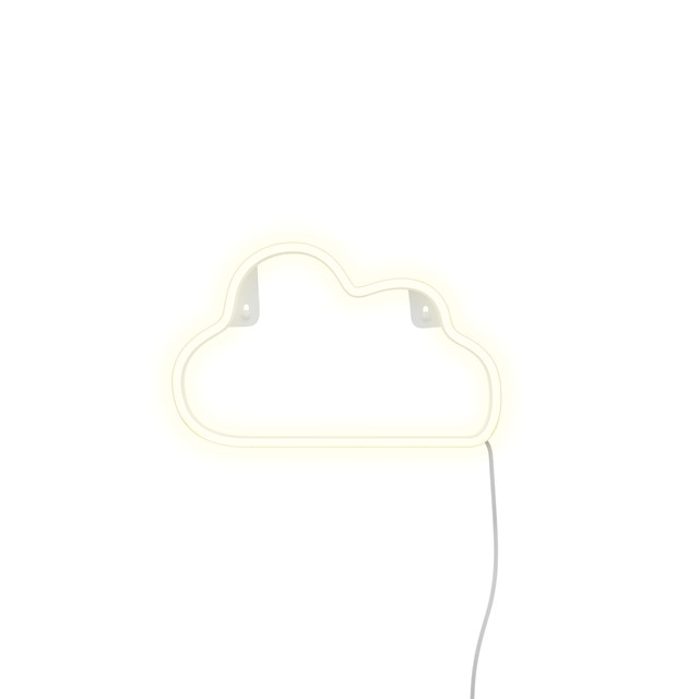 Señal de neón Ginga nube.