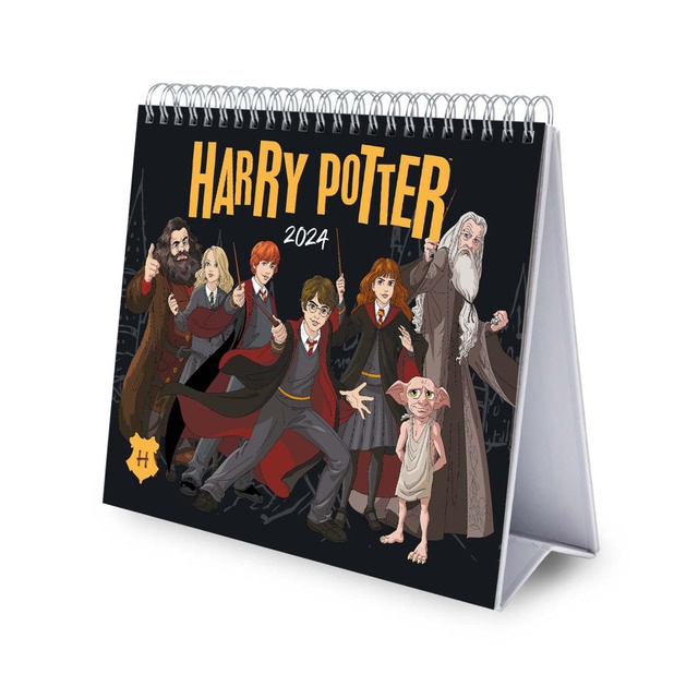 Calendario de escritorio deluxe 2024 Harry Potter Erik negro multilingüe