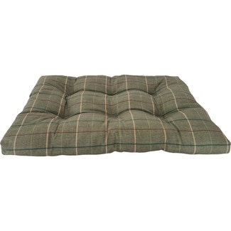 FRED&RITA colchón para perros y gatos Tartán Verde 91x61x16 cm 1 unidad