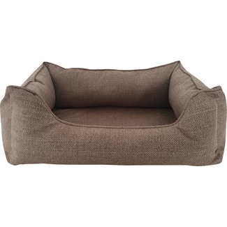 FRED&RITA Hunde- und Katzenbett Fischgrät Braun 78x58x23 cm 1 Einheit