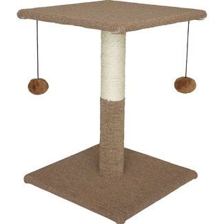 FRED&RITA cat scratcher with raised base and balls 36.5x36.5x49.5 cm 1 each