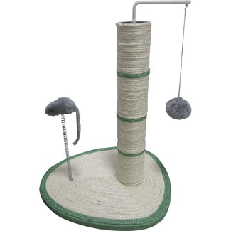 FRED&RITA Katzenkratzbaum aus Sisal mit Maus 35x30x43 cm 1 Einheit