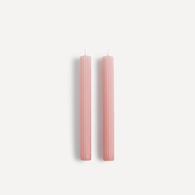 Set de 2 velas Candelabro a rayas El Corte Inglés