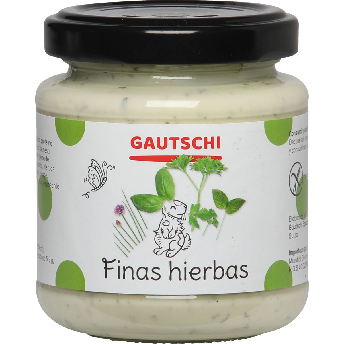Salsa finas hierbas tarro 115 g · GAUTSCHI · Supermercado El Corte