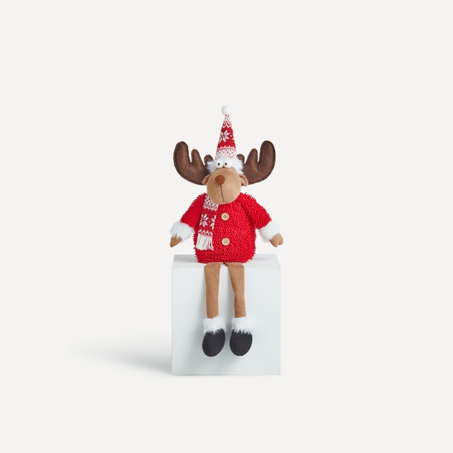 Muñeco Reno con piernas colgantes Navidad El Corte Inglés