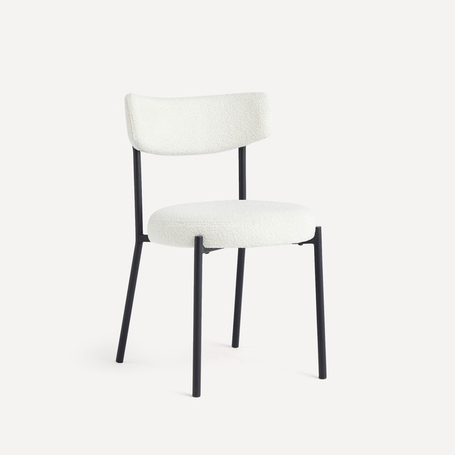 Silla de comedor en tejido bouclé Kate El Corte Inglés