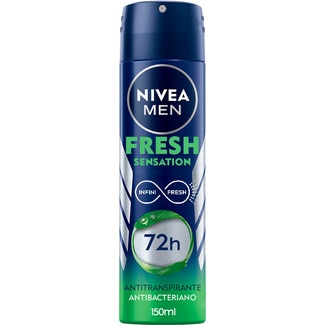 Nivea Men Desodorizante Spray Fresh Sensation embalagem 150 ml
