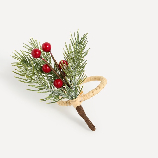 Servilletero resina y hierro Ramillete El Corte Inglés