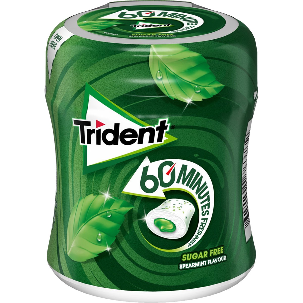 60 Minutes of freshness chicle sabor hierbabuena sin azúcar