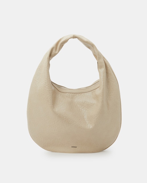 Bolso de hombro liso blanco