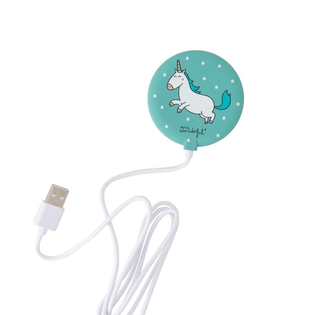 Cargador inalámbrico Mr. Wonderful unicornios.