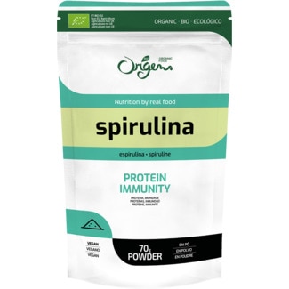 Origens Spirulina em Pó Bio embalagem 70 g