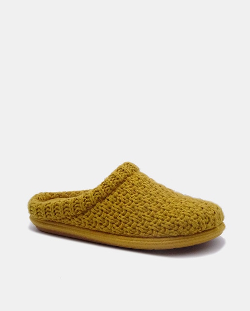 Zapatillas de casa Domi de mujer en textil con suela antideslizante y plantilla extraible