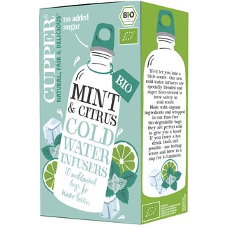 Cupper Infusão Fria de Menta e Citrinos embalagem 10 unidades