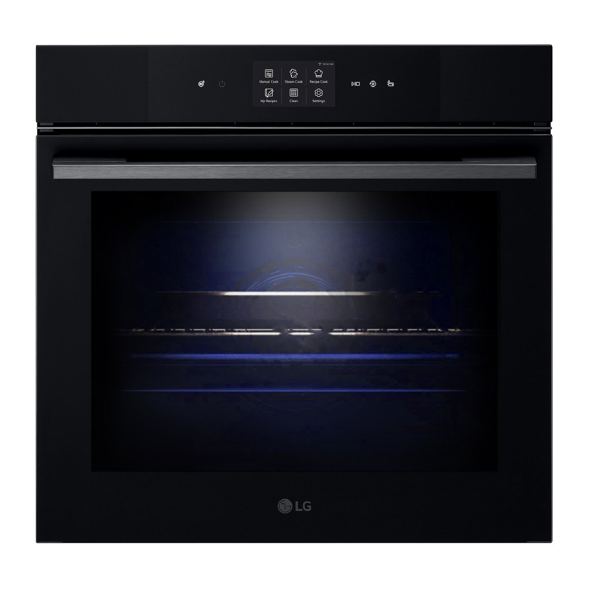 LG - Horno multifunción LG 76l, display LCD, Instaview, funciones de cocina vapor y freidora de aire - WSED7667M.