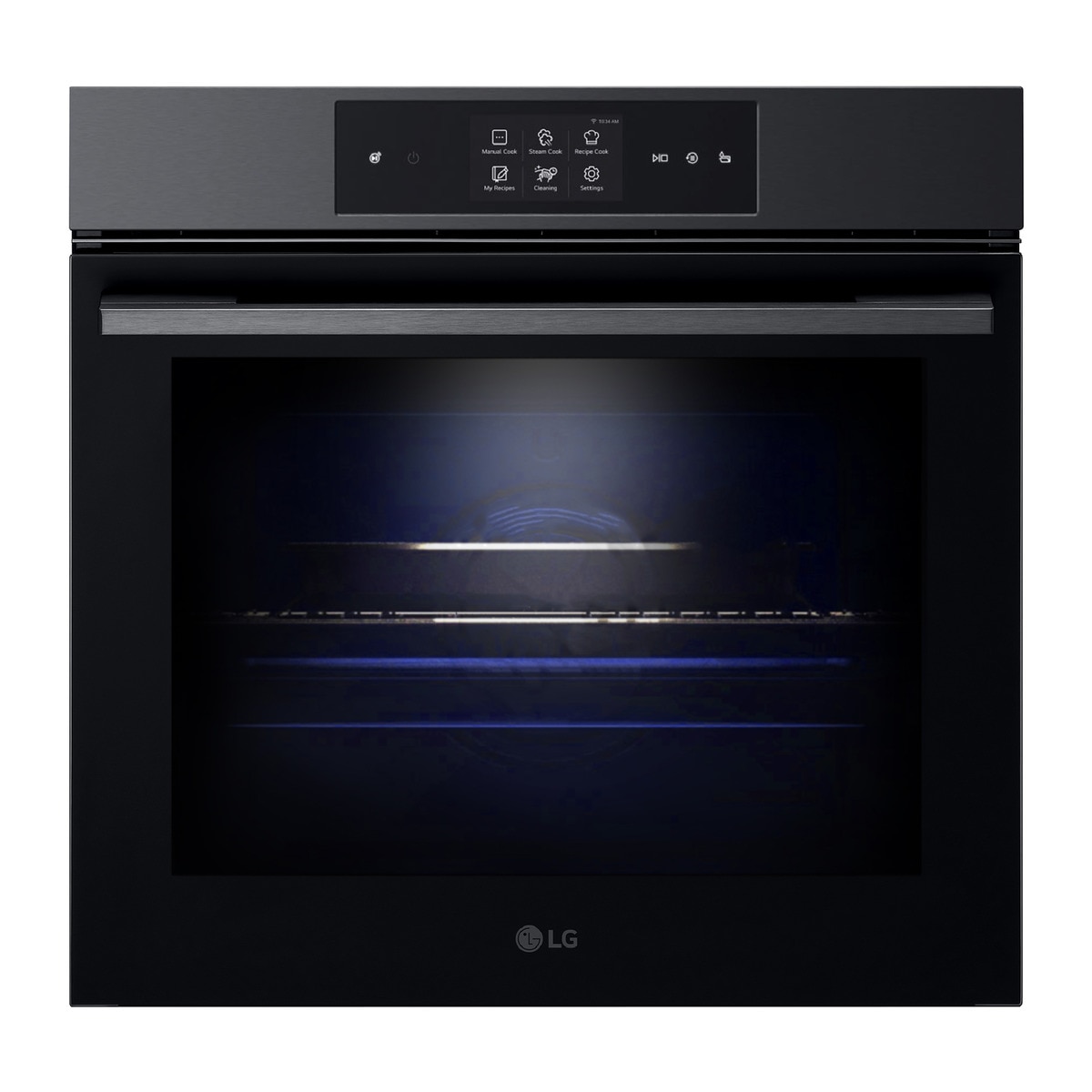 LG – Horno multifunción LG pirolítico, 76 l, display LCD función Instaview, cocina vapor, freidora de aire – WSED7665B.