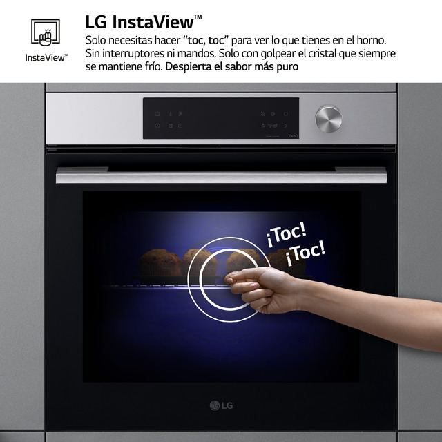 Thumbnail 1 de LG Horno Multifunción Pirolítico Instaview con Freidora Aire 🍳