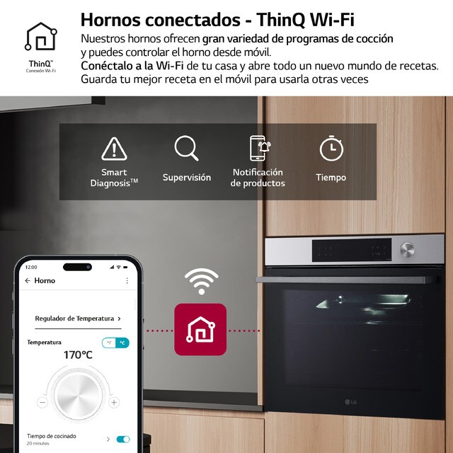 Thumbnail 5 de LG Horno Multifunción Pirolítico Instaview con Freidora Aire 🍳